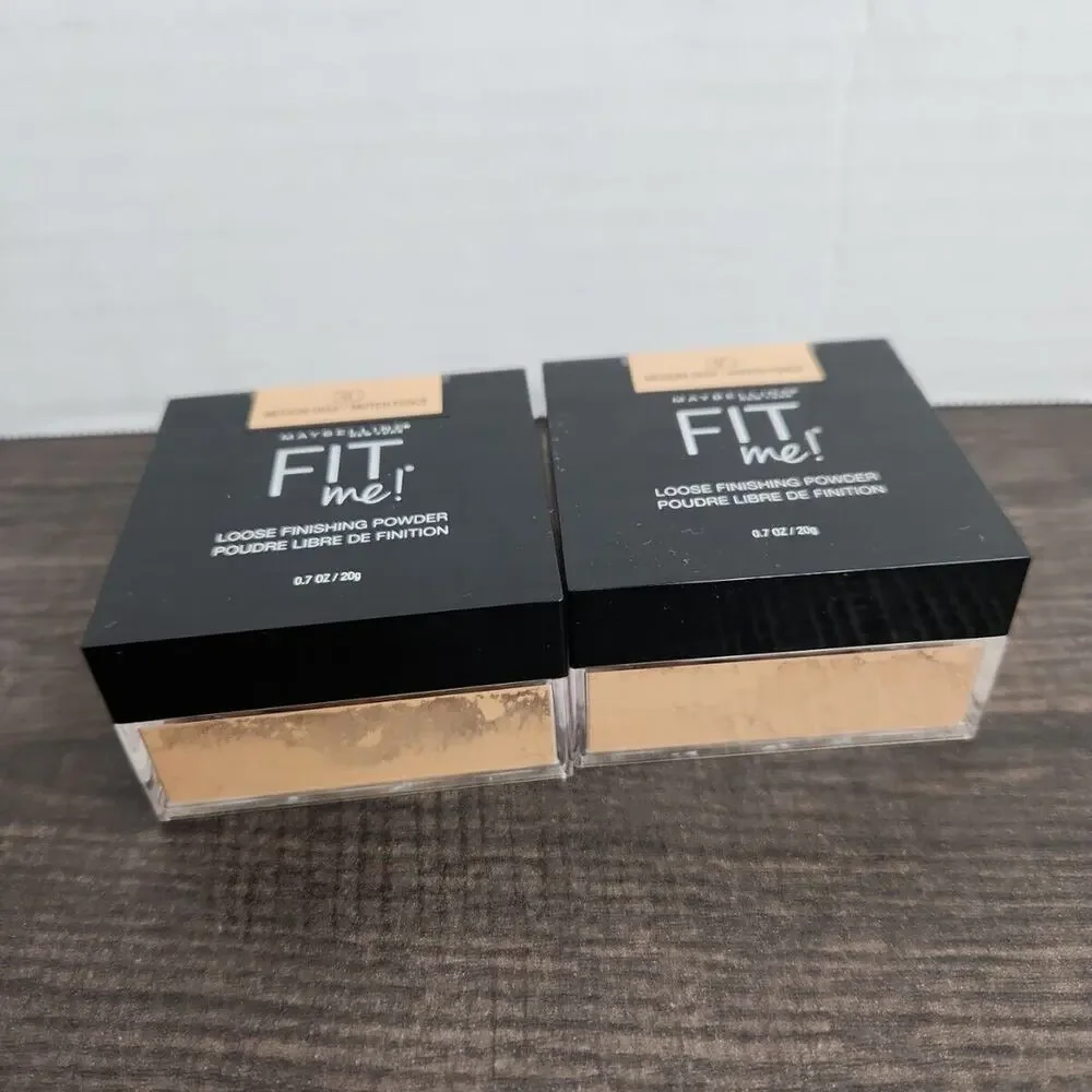 (2) Maybelline Fit Me! Loose Finishing Powder #30 MEDIUM DEEP
